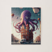 Puzzle de la ville d'Octopus (Vertical)