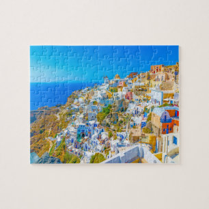 Puzzle de la ville grecque de Santorin