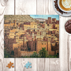 Puzzle de la ville marocaine du désert de Kasbah