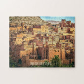 Puzzle de la ville marocaine du désert de Kasbah (Horizontal)