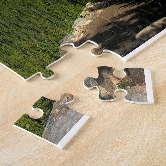 Puzzle de lac mountains rocheuses (Côté)