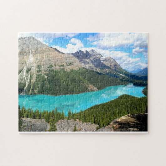Puzzle de lac mountains rocheuses (Horizontal)