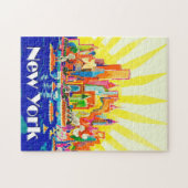 Puzzle de l'affiche de voyage de New York (Horizontal)