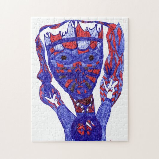 Puzzle de l'Alien américain King ! (Vertical)