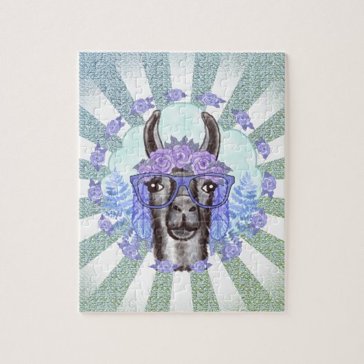Puzzle de lama charmant (Vertical)