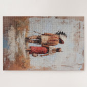 Puzzle de l'amour des Amérindiens (Horizontal)