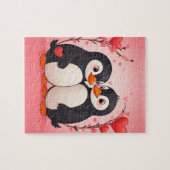 Puzzle de l'amour des manchots (Horizontal)