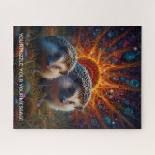 Puzzle de l'amour du hérisson (Horizontal)