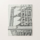 Puzzle de l'ancienne machine et de l'opérateur (Vertical)