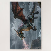 Puzzle de l'animal celtique spirituel dragon (Vertical)