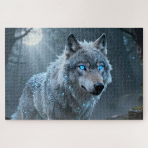 Puzzle de l'animal spirituel celtique Loup
