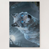 Puzzle de l'animal spirituel celtique Loup (Vertical)
