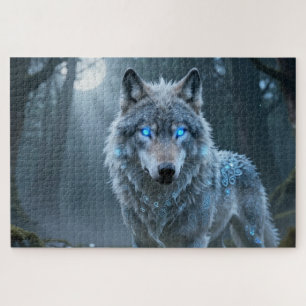 Puzzle de l'animal spirituel celtique loup