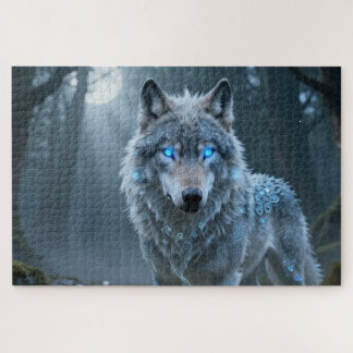 Puzzle de l'animal spirituel celtique loup