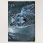Puzzle de l'animal spirituel celtique loup (Vertical)