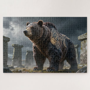 Puzzle de l'animal spirituel celtique ours