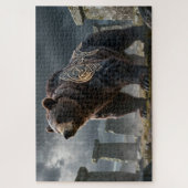 Puzzle de l'animal spirituel celtique ours (Vertical)