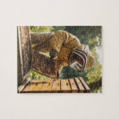 Puzzle de l'apiculteur et de la ruche (Horizontal)
