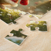 Puzzle de lapin de Noël (Côté)