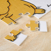 Puzzle de lapin gras mignon (Côté)