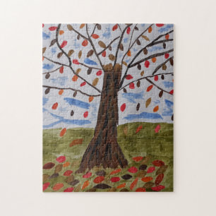 Puzzle de l'arbre d'automne