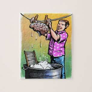 Puzzle de lavage du cerveau