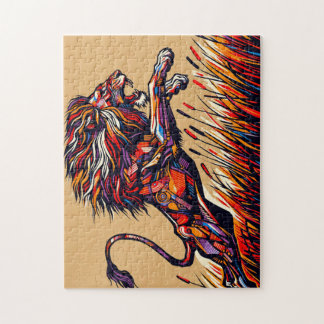 Puzzle de Leaping Lion