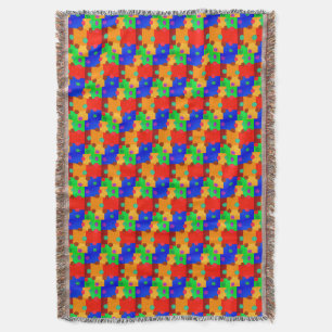 Puzzle de l'école coloré Jeter la couverture