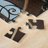 Puzzle de l'écurie de chevaux d'autrefois (Côté)