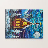 Puzzle de l'église d'hiver (Horizontal)