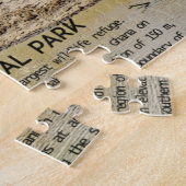 Puzzle de l'éléphant africain (Côté)