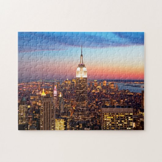 Puzzle de l'Empire State Building de NY 252 pièces (Horizontal)