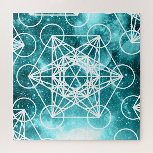 Puzzle de l'espace du cube de Metatron 676 (Horizontal)