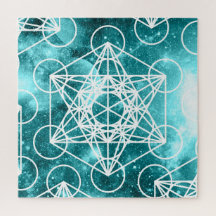 Puzzle de l'espace du cube de Metatron 676