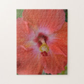 Puzzle de l'Hibiscus Orange (Vertical)