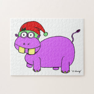 Puzzle de l'Hippopotame de Noël