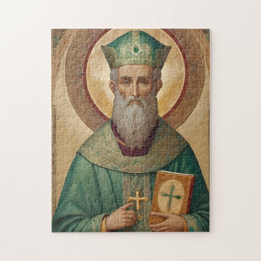 Puzzle de l'icône St Patrick - Jigsaw orthodoxe ca (Vertical)