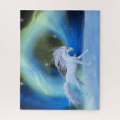 Puzzle de licorne de lumière du Nord (Vertical)