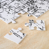 Puzzle de lignes noires (Côté)