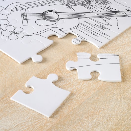 Puzzle de l'île Tropical (Côté)