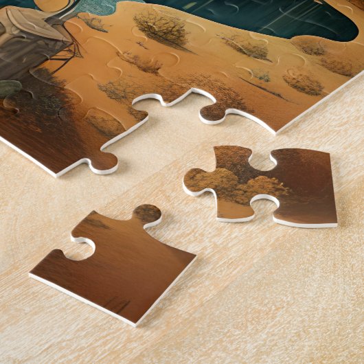 Puzzle de l'immeuble urbain visionnaire (Côté)