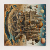 Puzzle de l'immeuble urbain visionnaire (Horizontal)