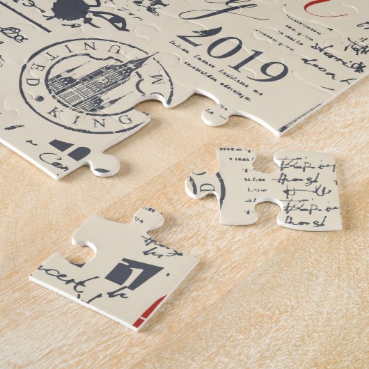 Puzzle de Londres vintage (Côté)