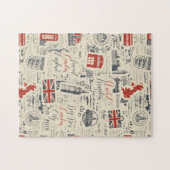 Puzzle de Londres vintage (Horizontal)