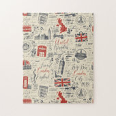 Puzzle de Londres vintage (Vertical)