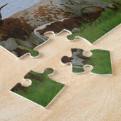 Puzzle de Longhorns du Kansas (Côté)