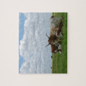 Puzzle de Longhorns du Kansas (Vertical)