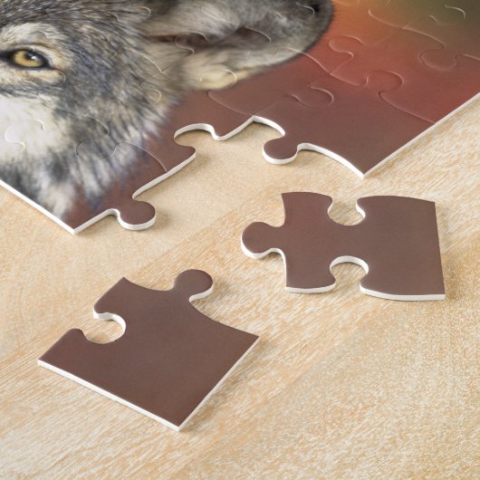 Puzzle de loup (Côté)