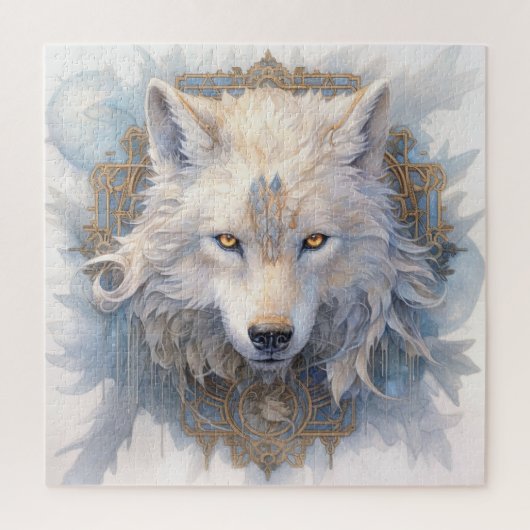 Puzzle de loup mystique (Vertical)