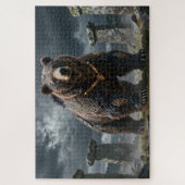 Puzzle de l'ours de l'esprit celtique (Vertical)
